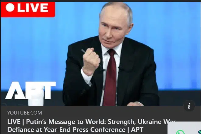 Putin Speech 2025